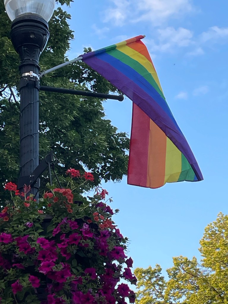 Pride flag in Beaverton, Oregon